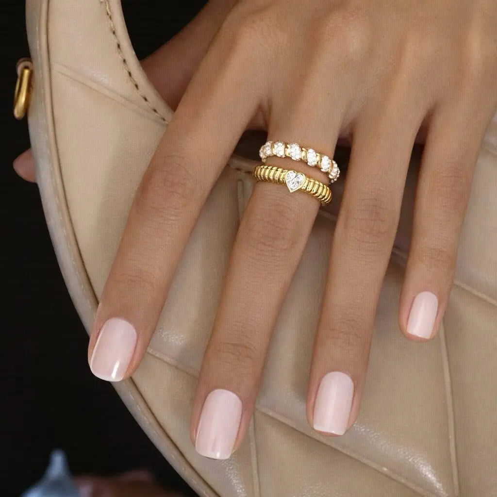 Precious Hermes Heart Ring