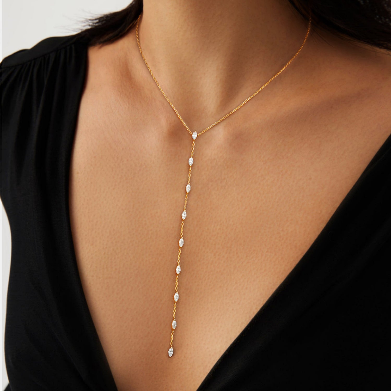 8 Wonders Marquise Necklace