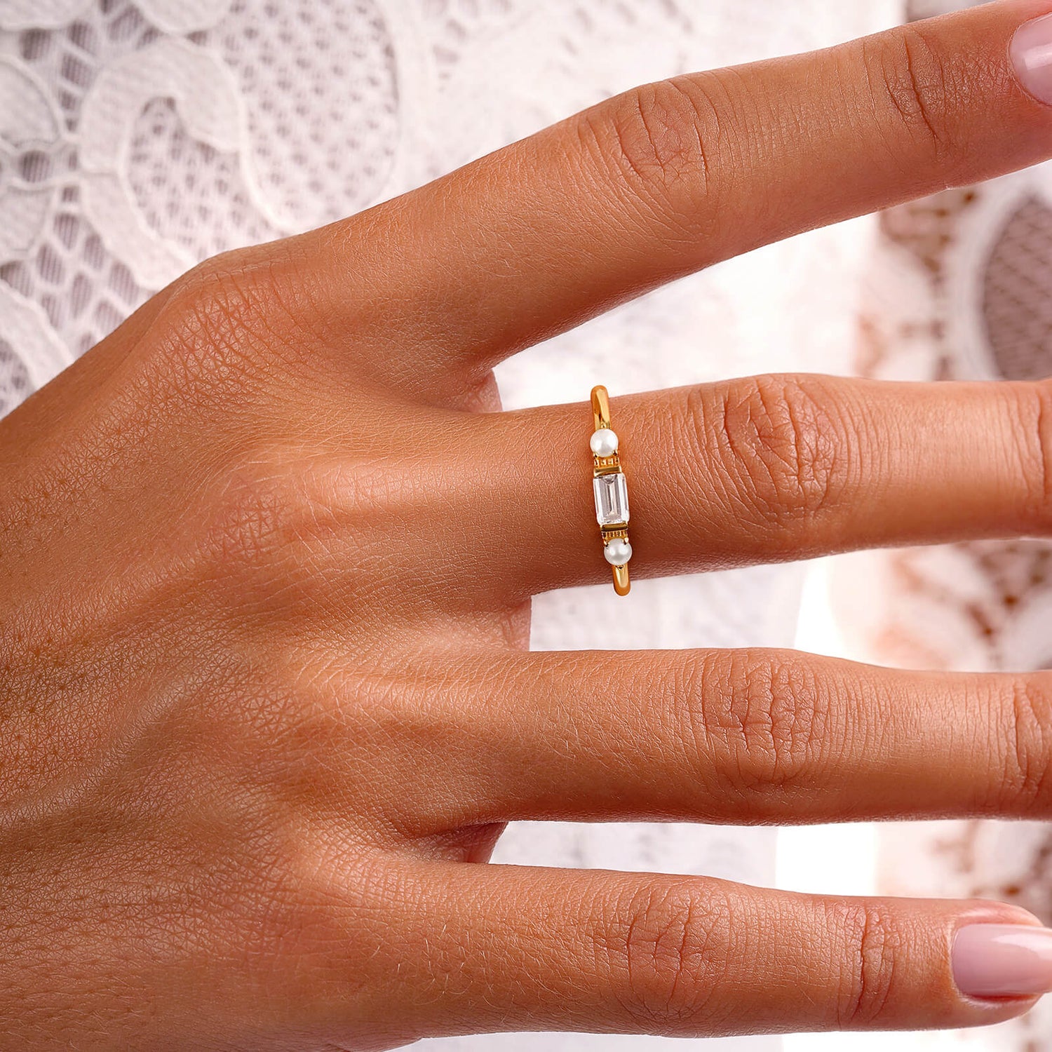 Ring Baguette minimalist