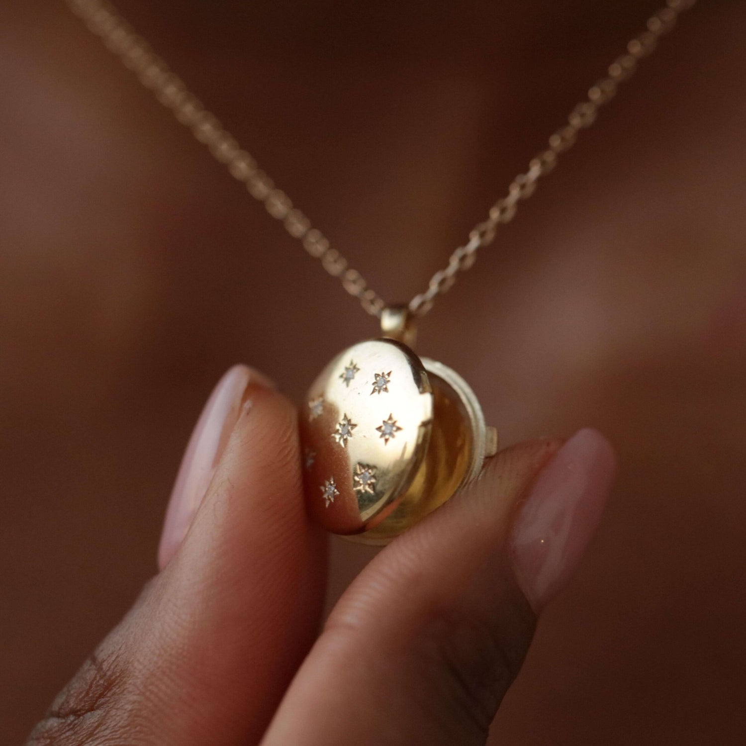 Locket Diamond Necklace
