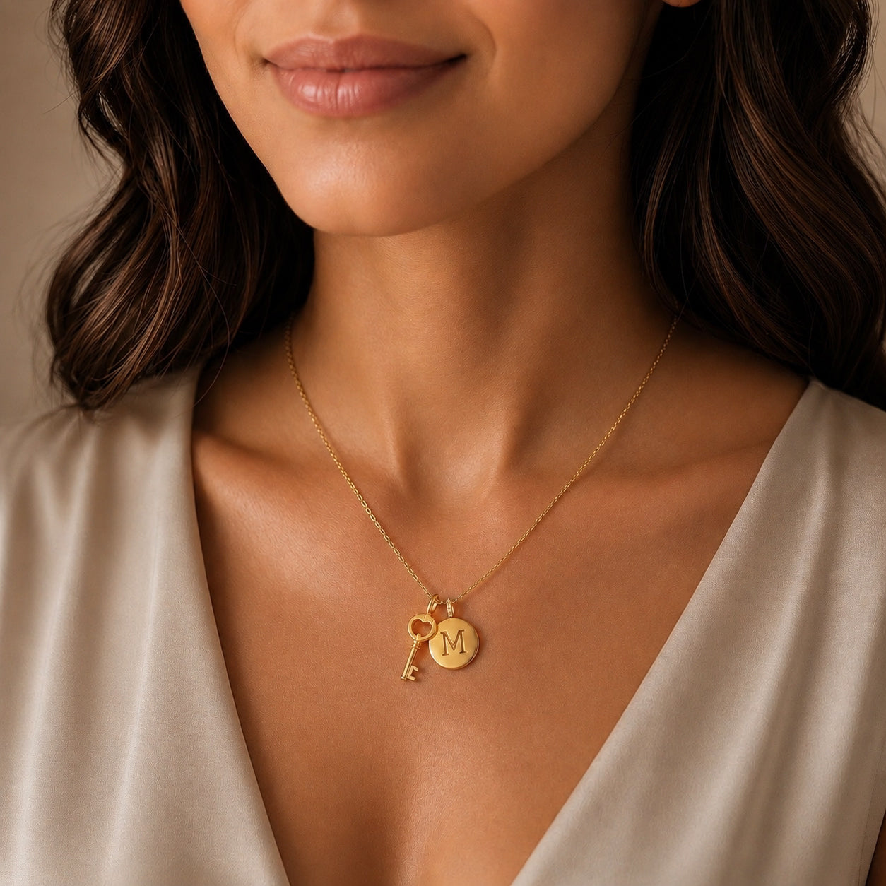 Locket & Key Necklace