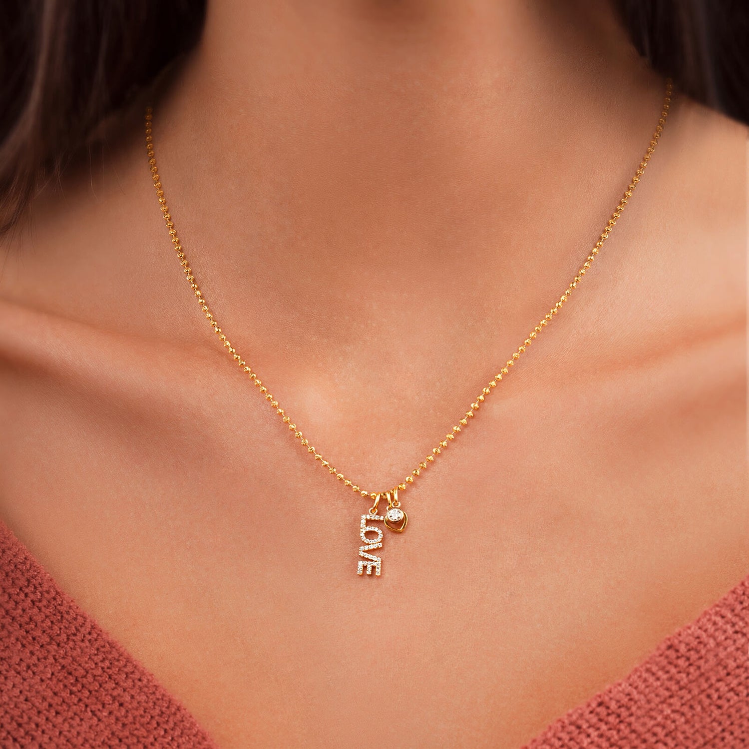 Diamond Love Necklace