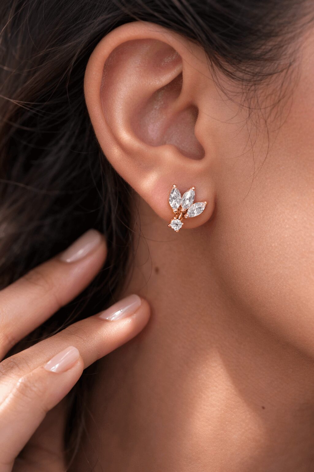 Classic Marquise Stud Earrings