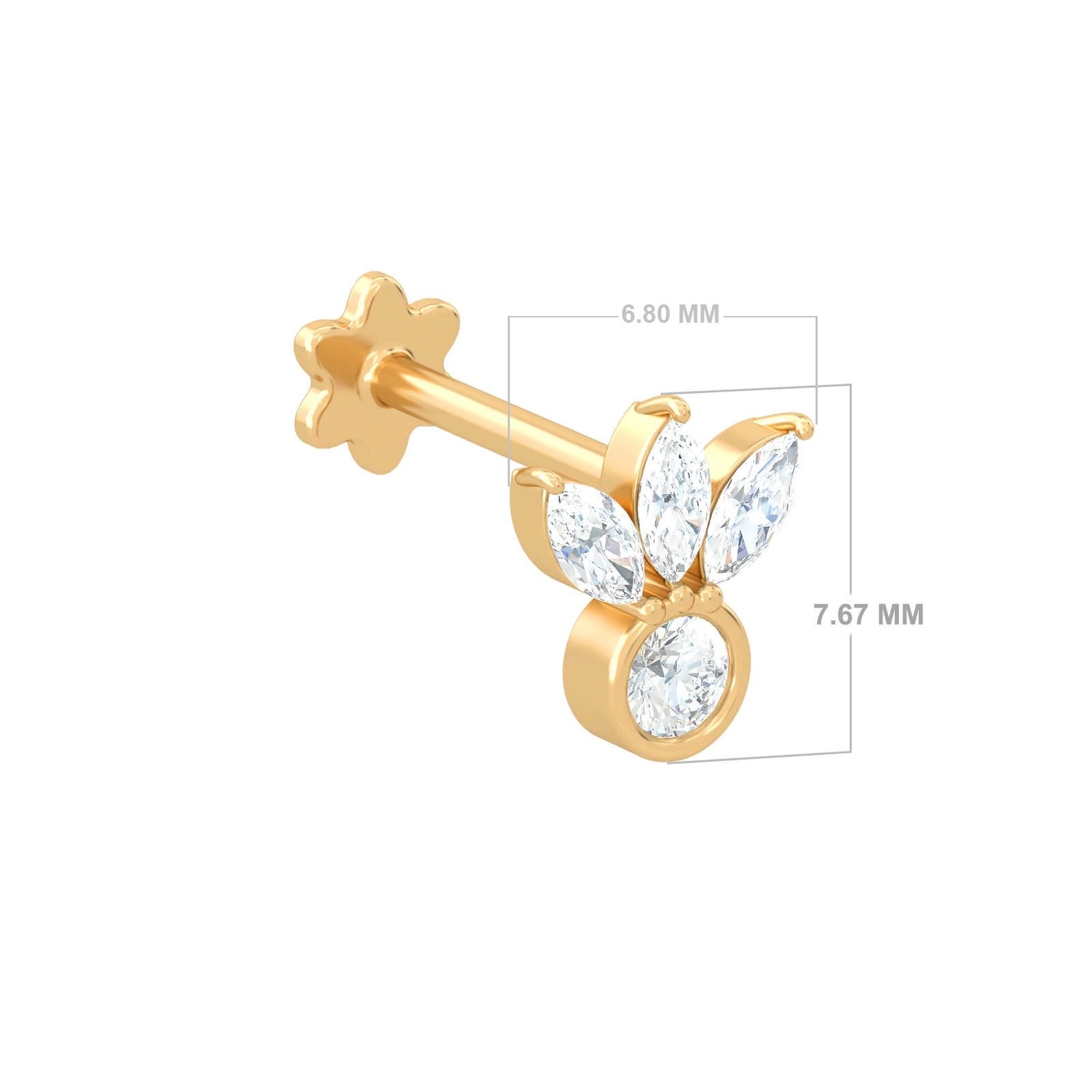 Marquise Classic Piercing