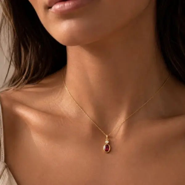 Necklace Claudia Oval