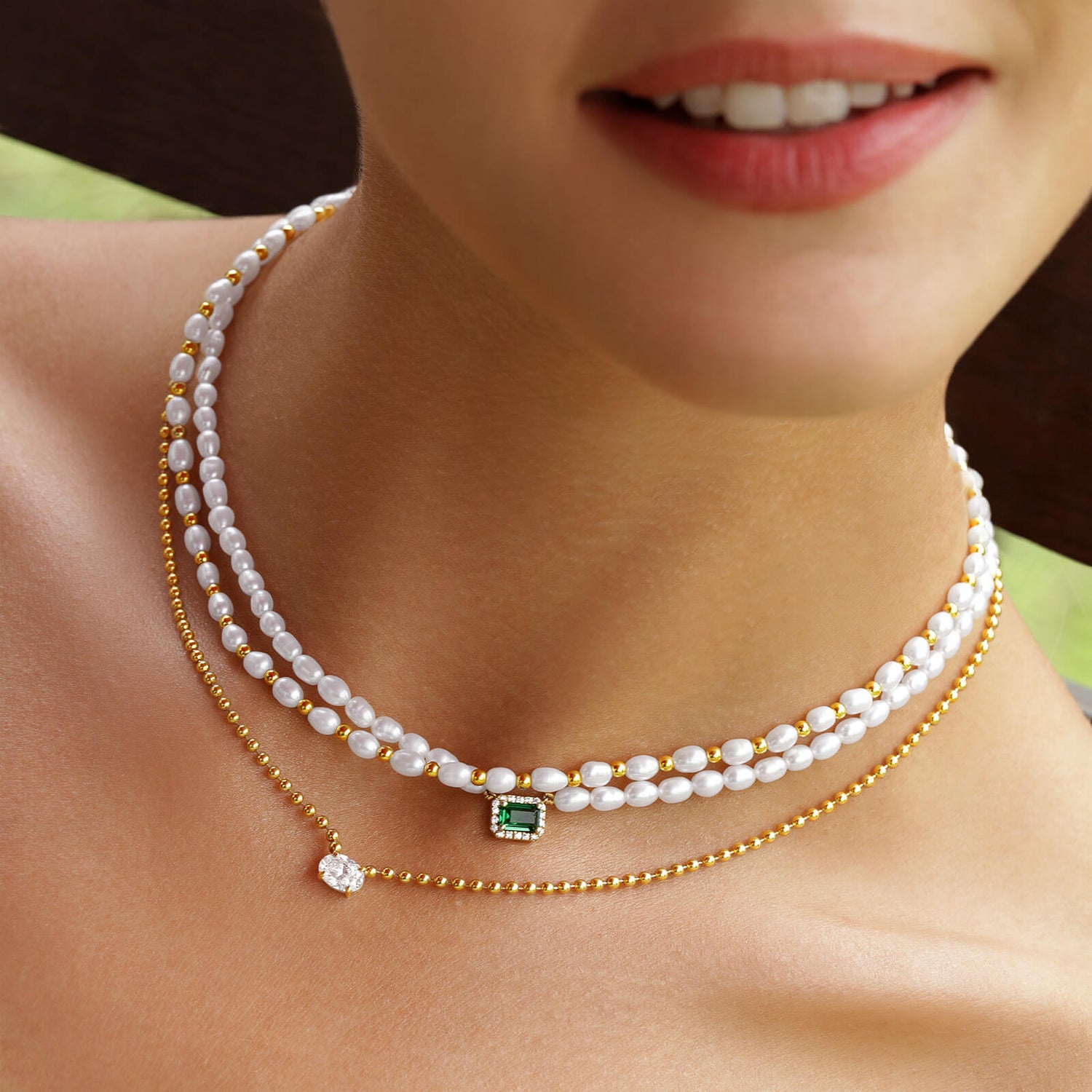 Cleopatra Pearls Necklace