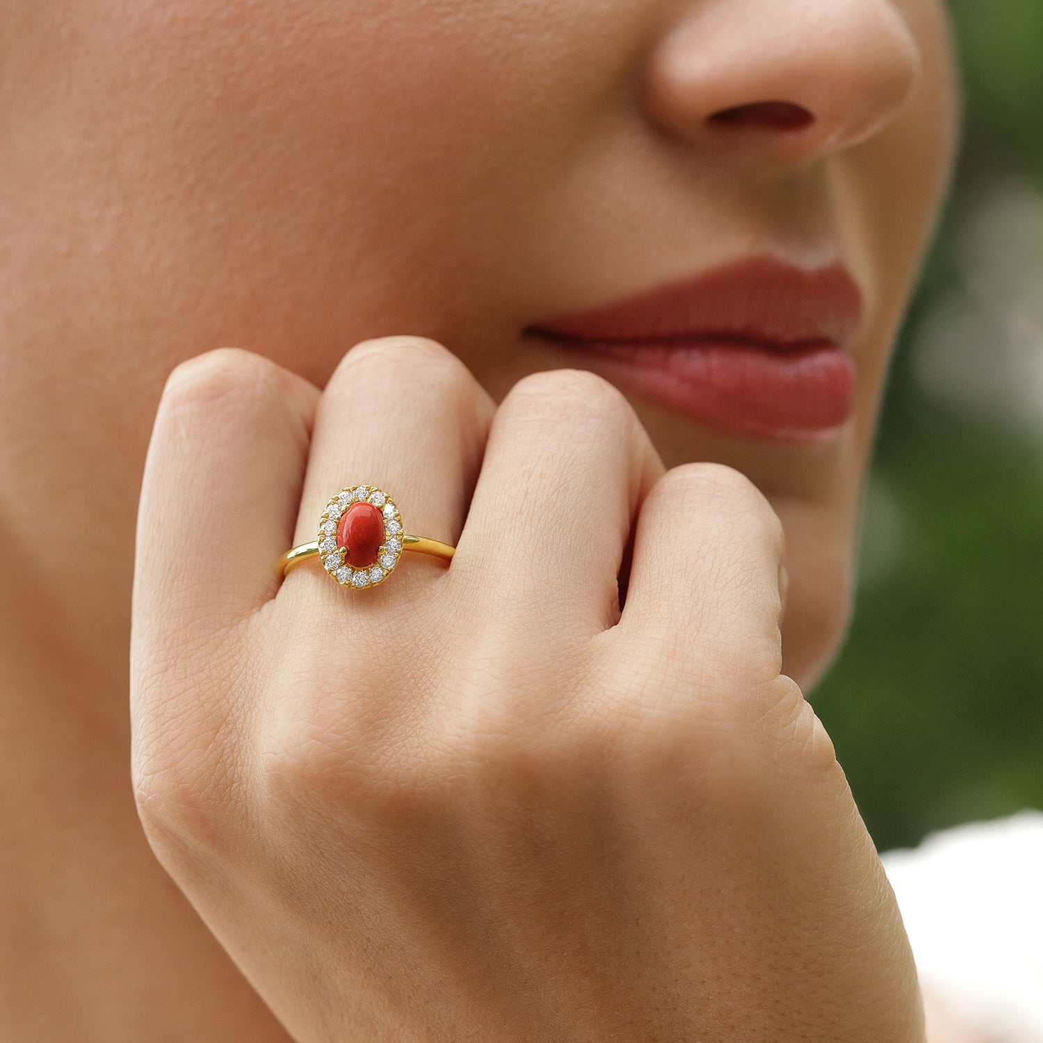 Princess Coral Ring