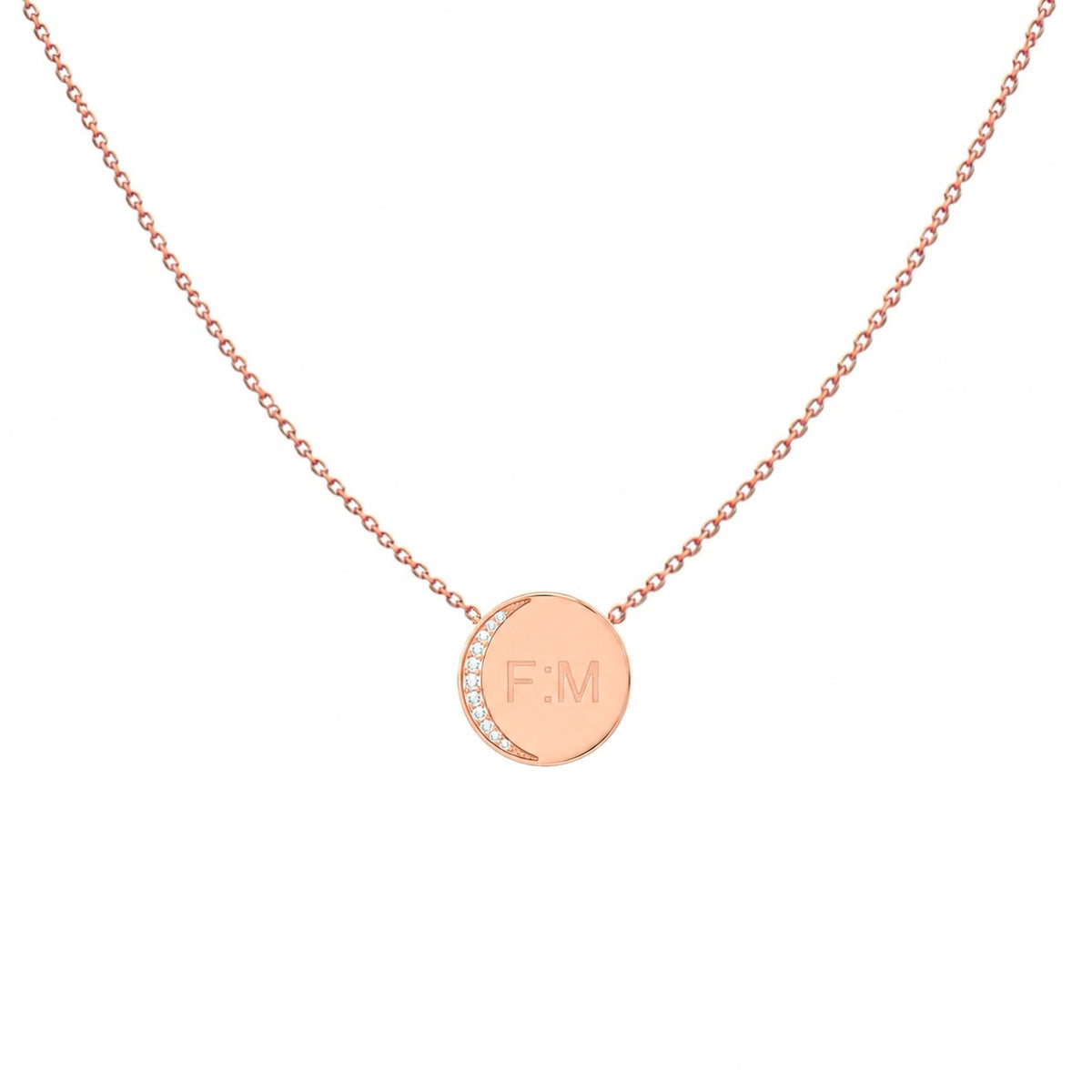 Medal_Necklace_Crescent_Moon_Rose