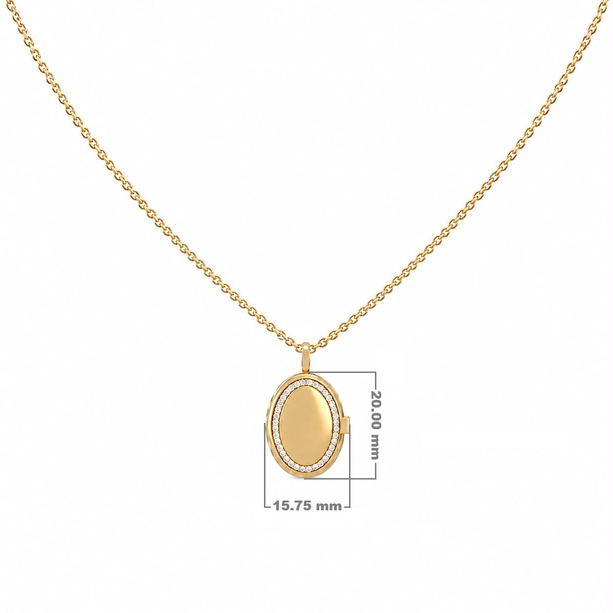 My Secret Locket Necklace Size