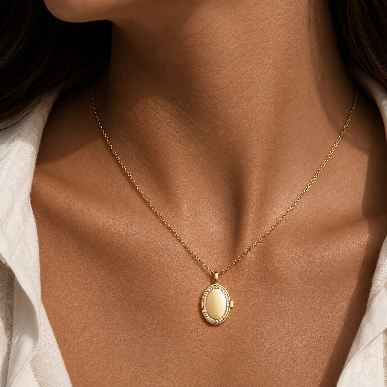 My Secret Locket Necklace Model