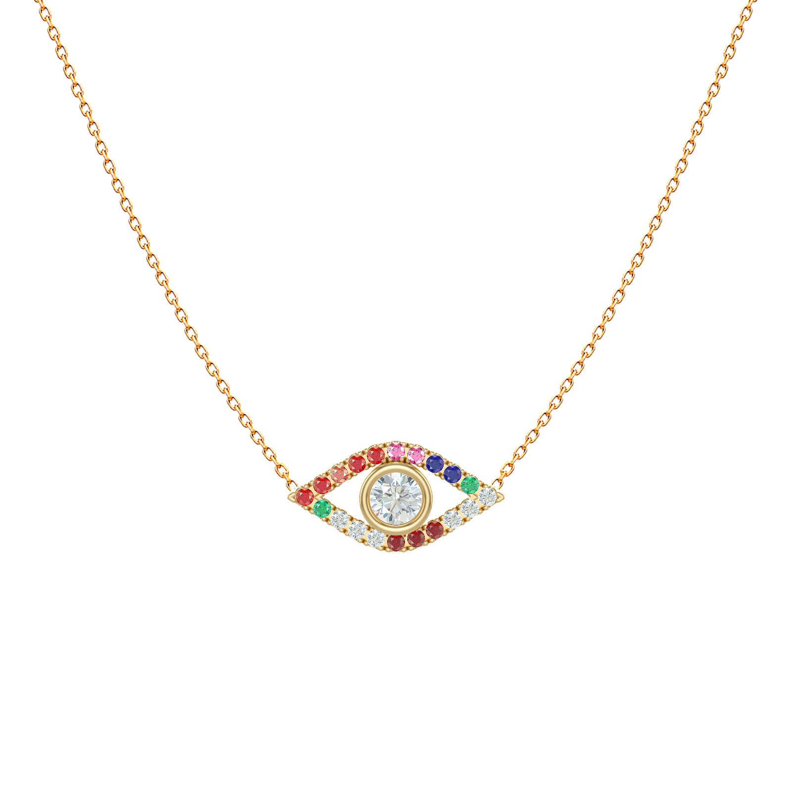 evil-eye-necklace-multi-color-18k-gold