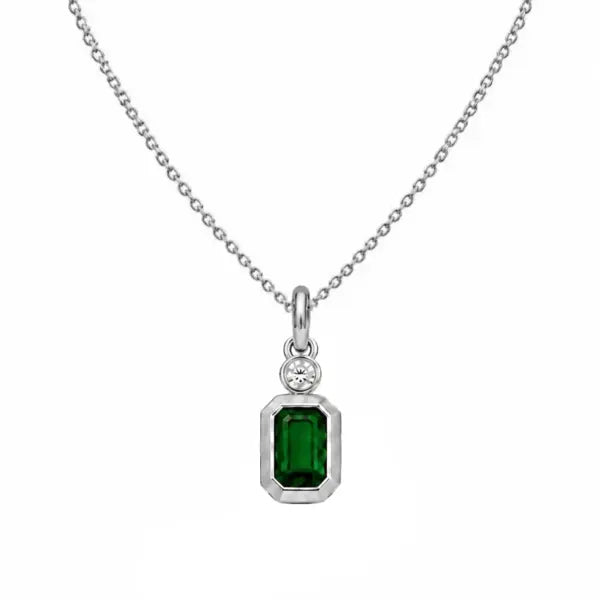 Necklace Claudia Emerald