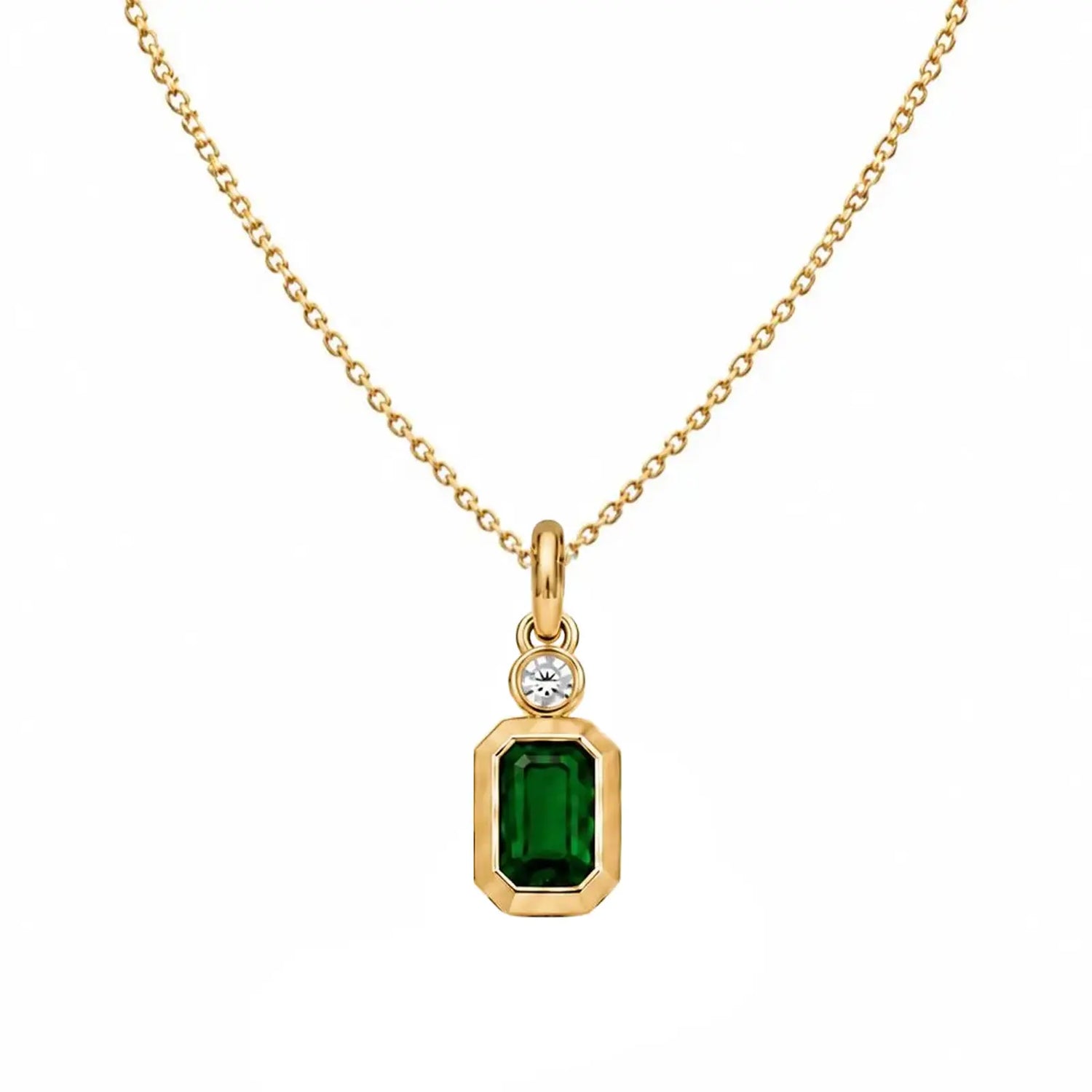 Necklace Claudia Emerald
