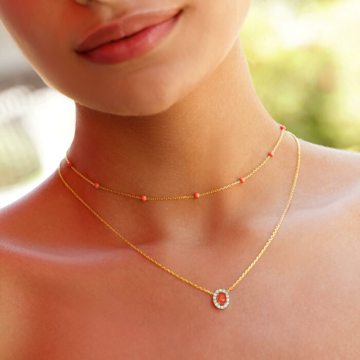 Princess Coral Necklace