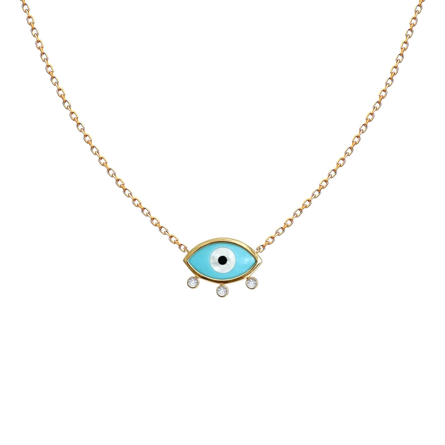 Evil Eye Turquoise Necklace