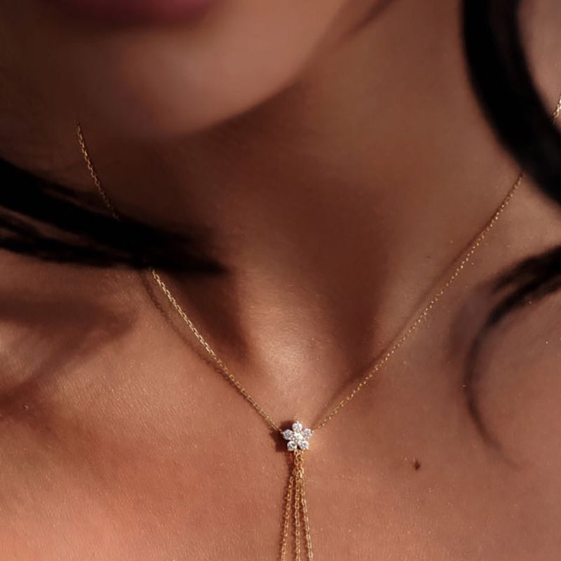 Fairy Flower Falls Necklace