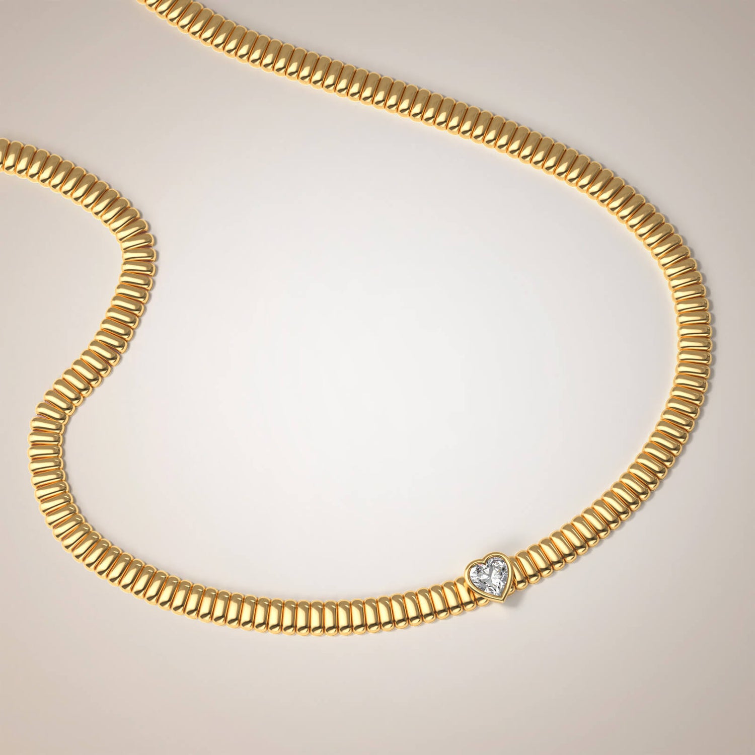 Hermes Heart Necklace