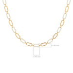 Diamond Link Chain Necklace – Lady Gaga, solid 18K gold, view 3 of 8