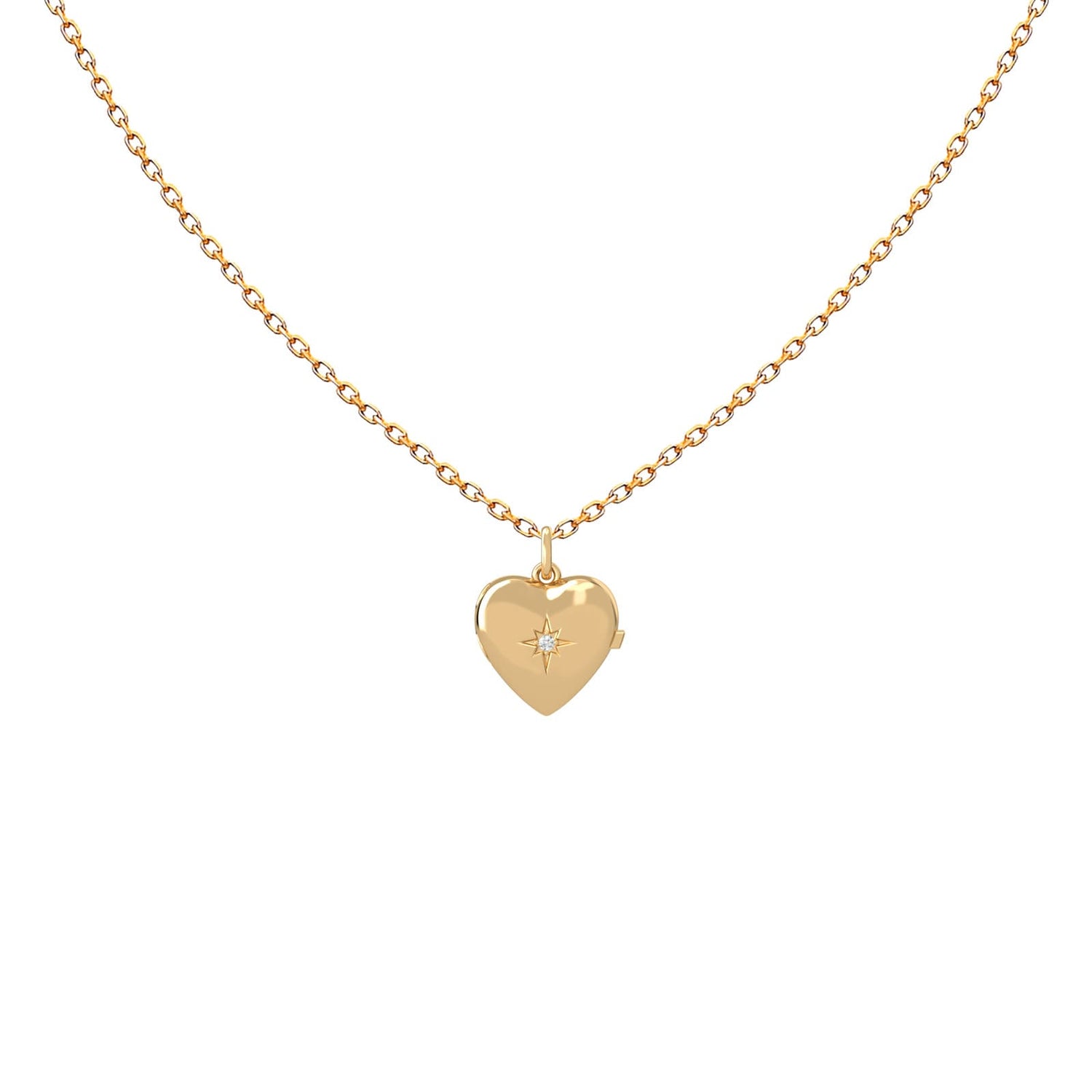 Heart Locket Baby Necklace