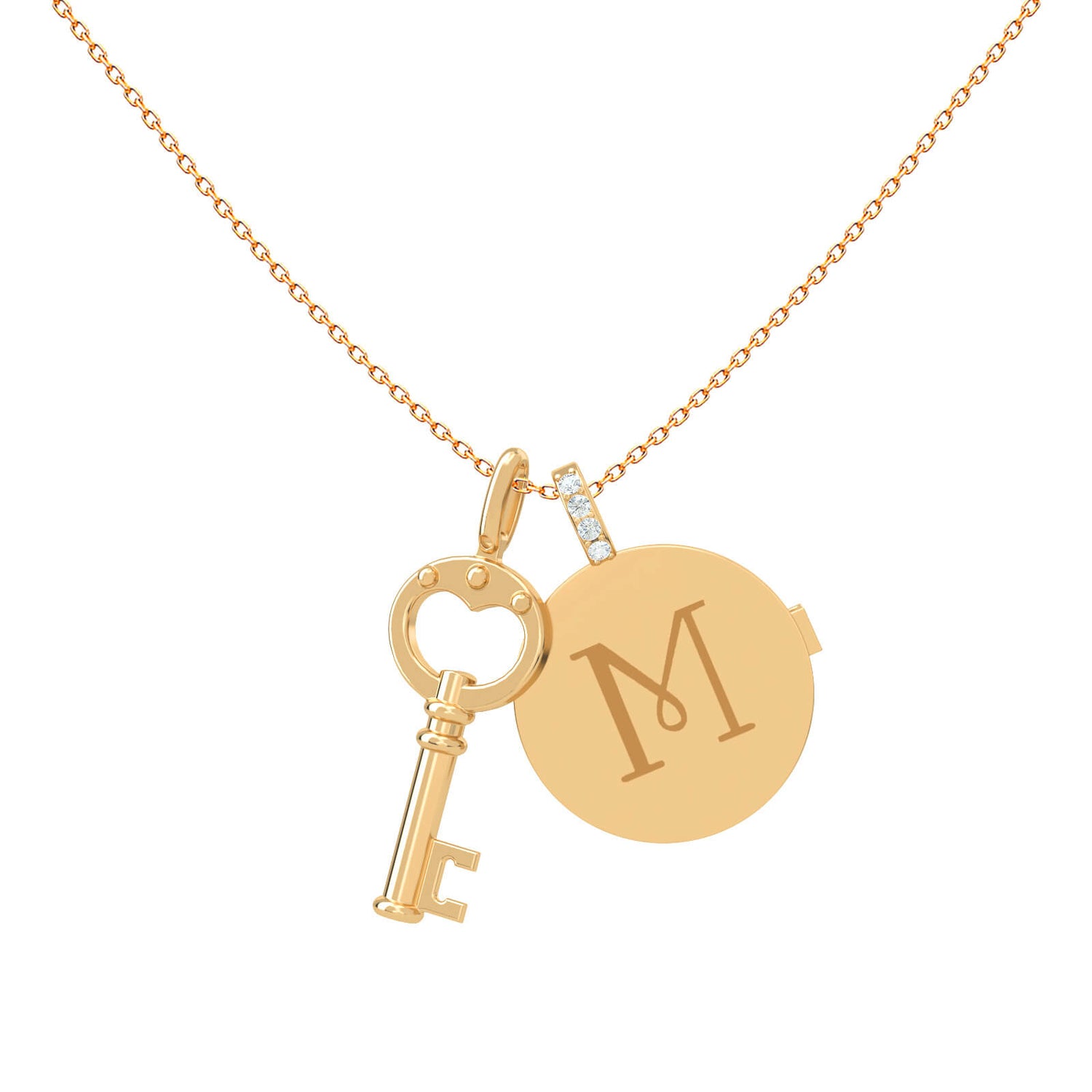 Locket & Key Necklace