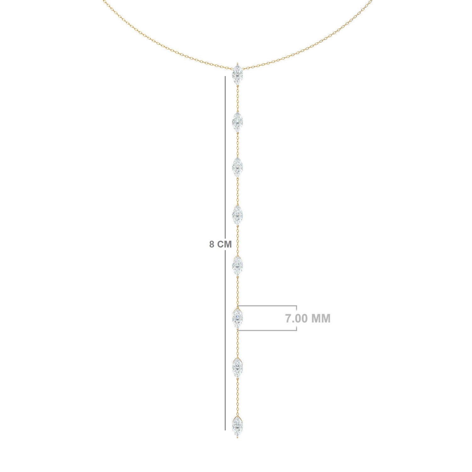 8 Wonders Marquise Necklace
