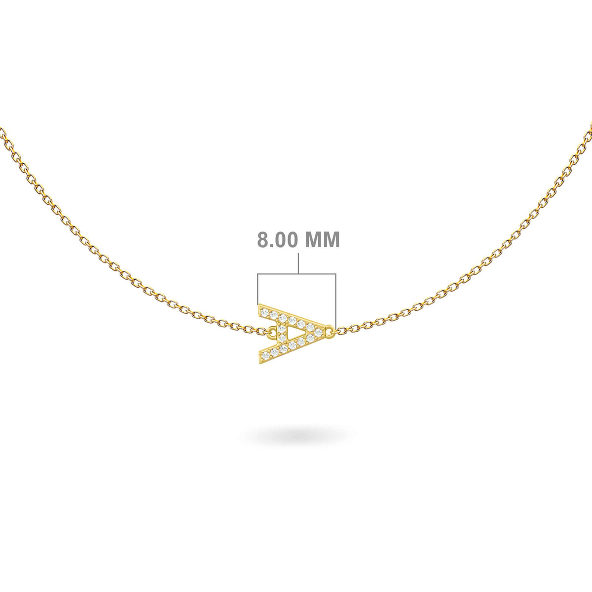 NECKLACE MINIMAL LETTER