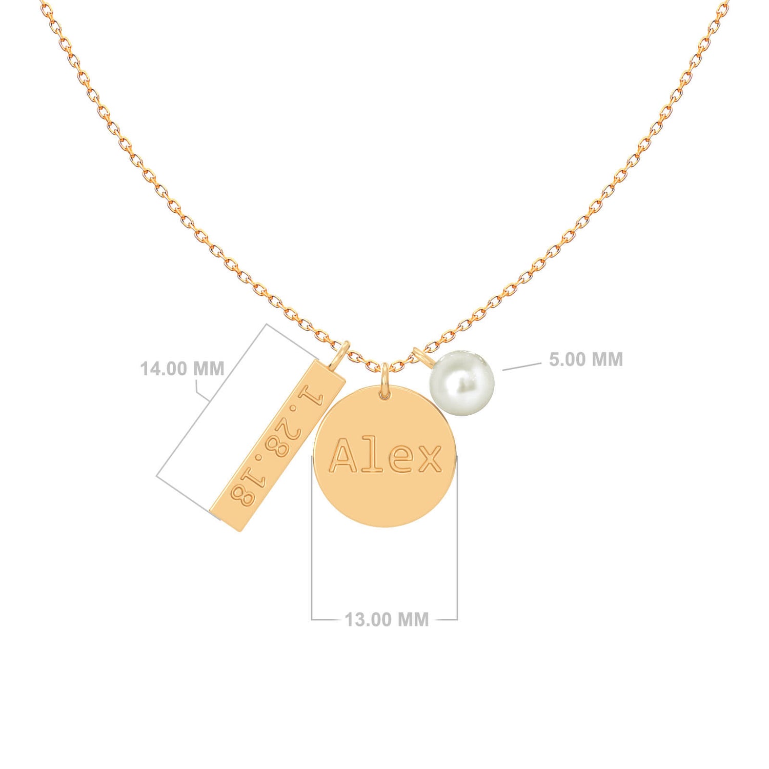 My Love ID Baby Necklace