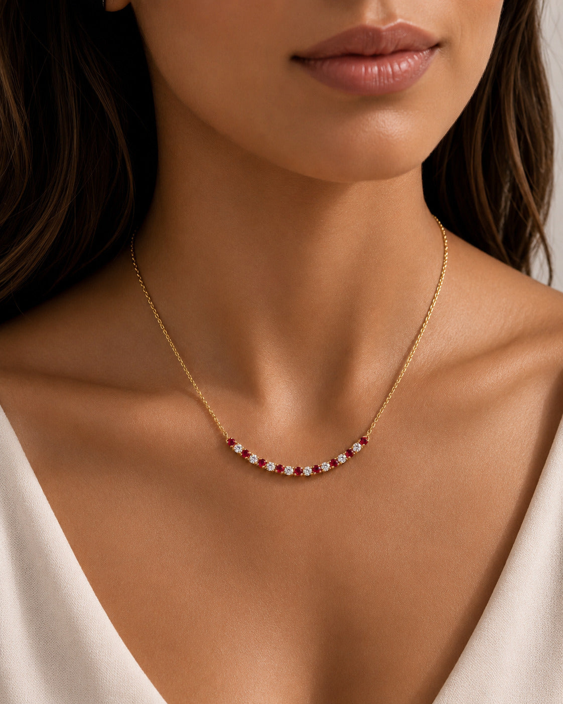 Precious Stones Ophelia Necklace