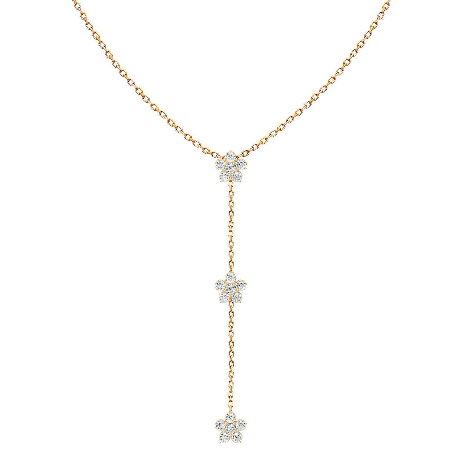 Red Carpet Trilogy Fairy Flower Necklace