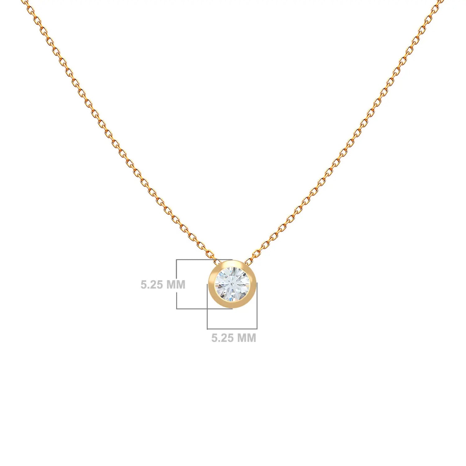 Essential Solitaire Baby Necklace