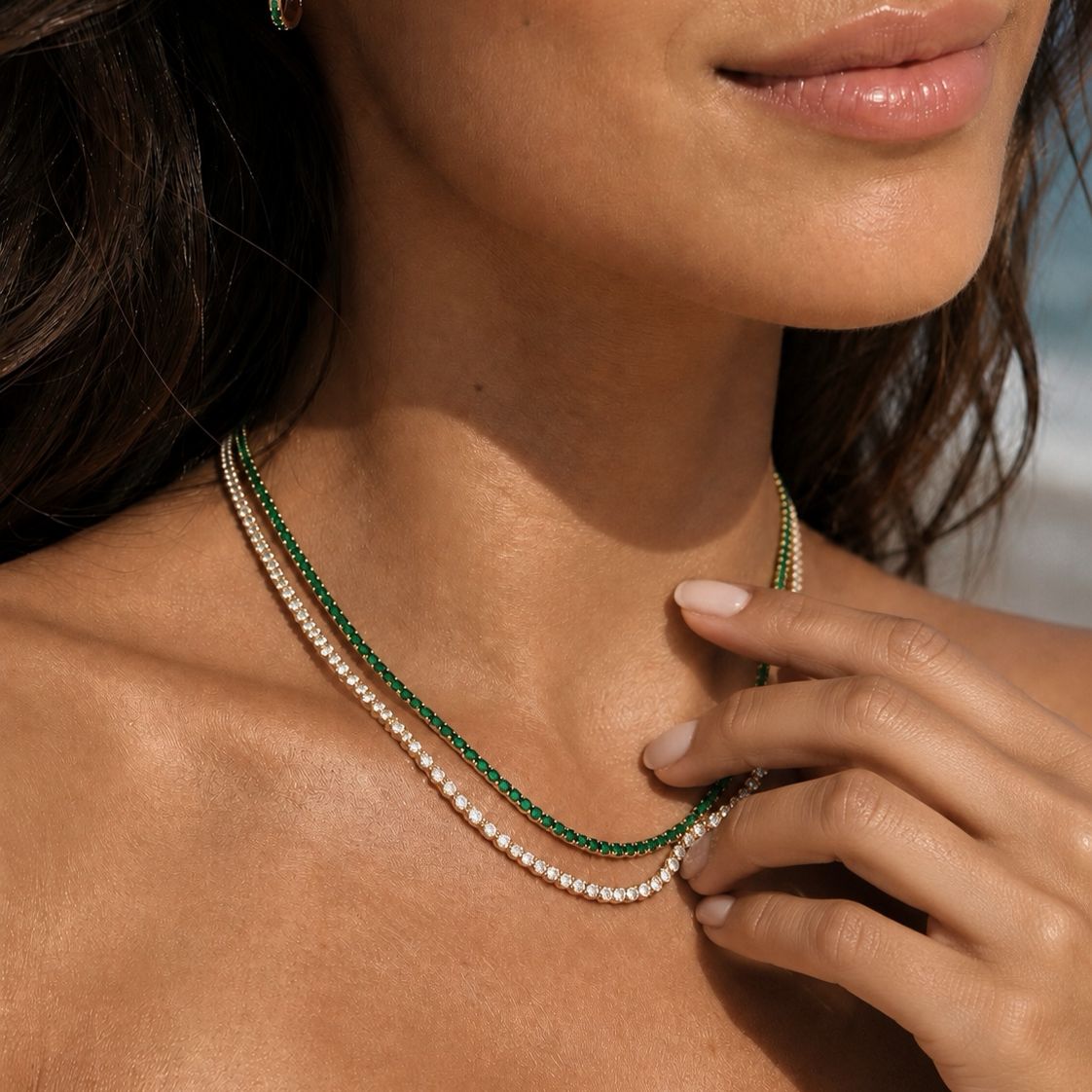 Tennis Necklace Stones