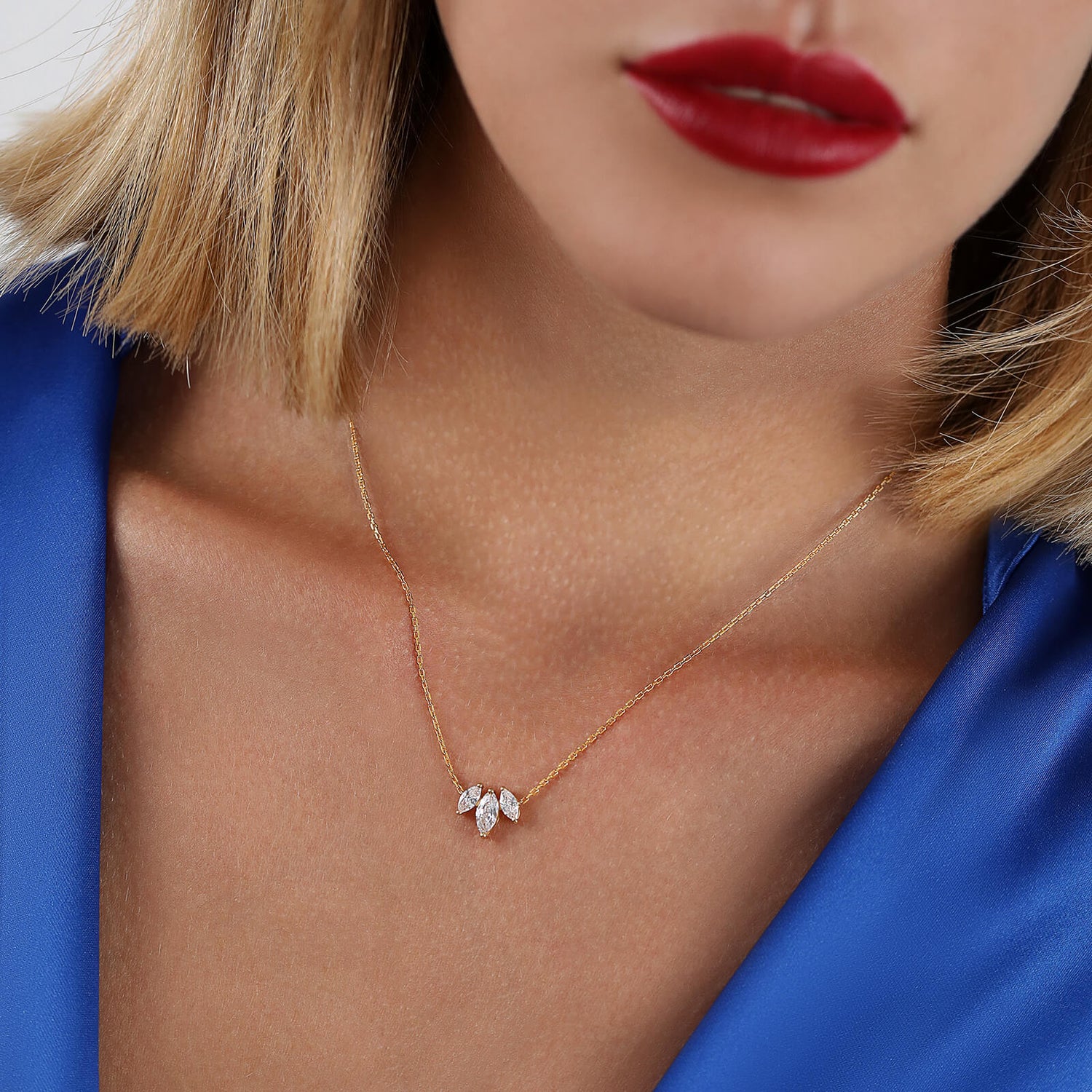 Tudor Marquise Trilogy Necklace