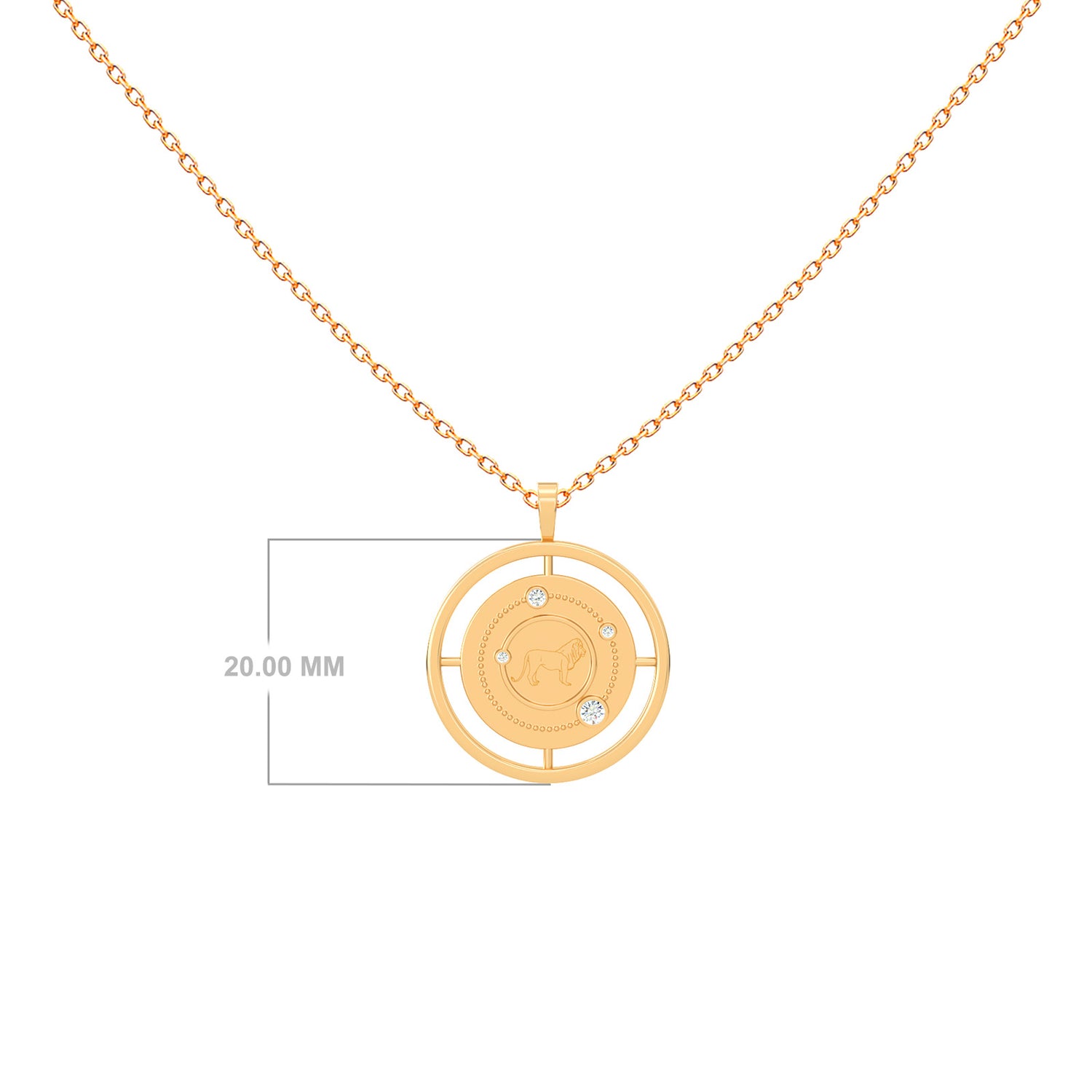Medal Zodiac Necklace