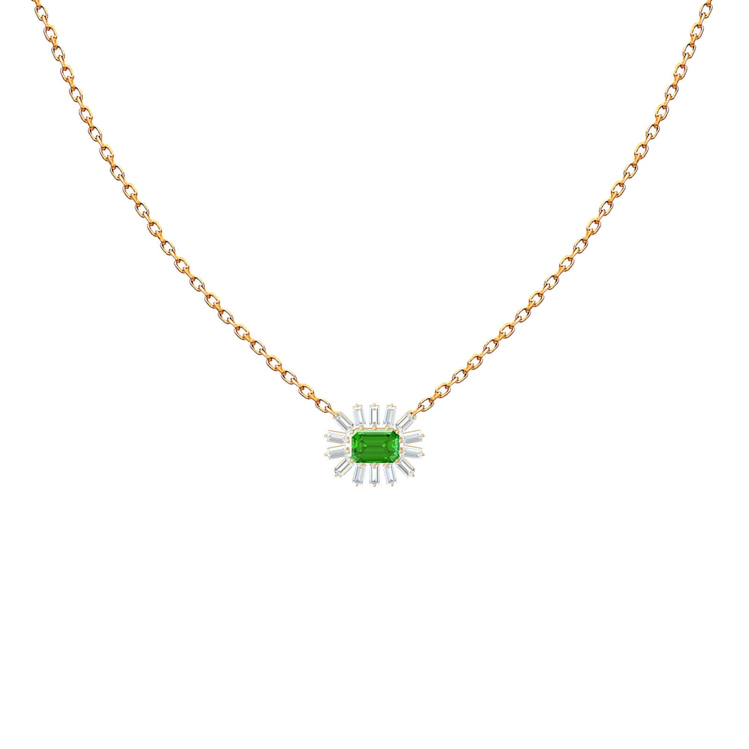 Cleopatra Baguette Necklace
