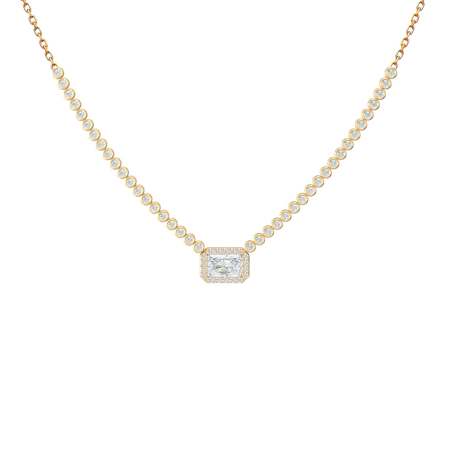 Cleopatra Queen Diamond Necklace