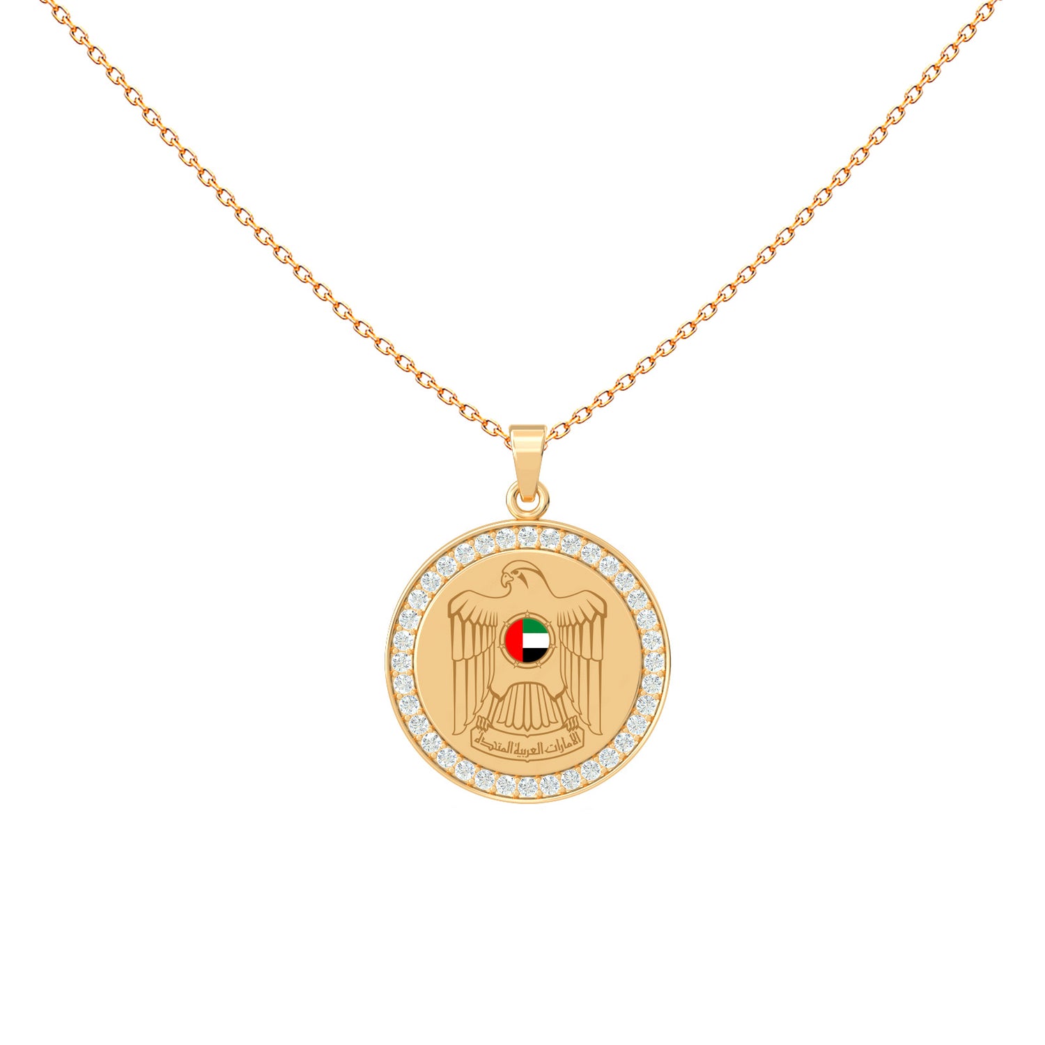 Necklace Falcon Medal