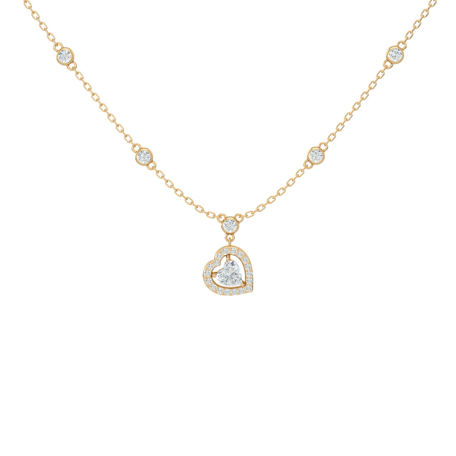 Heart Bella  Necklace