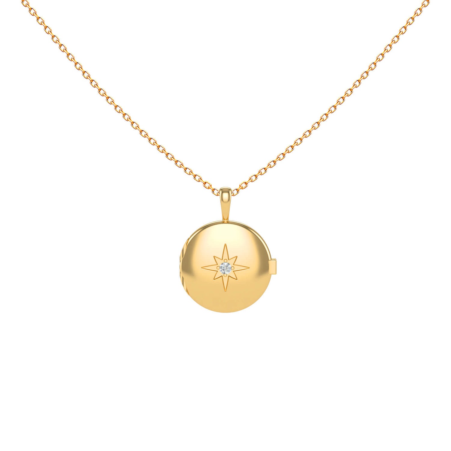necklace-locket-diamond-star-18k-gold