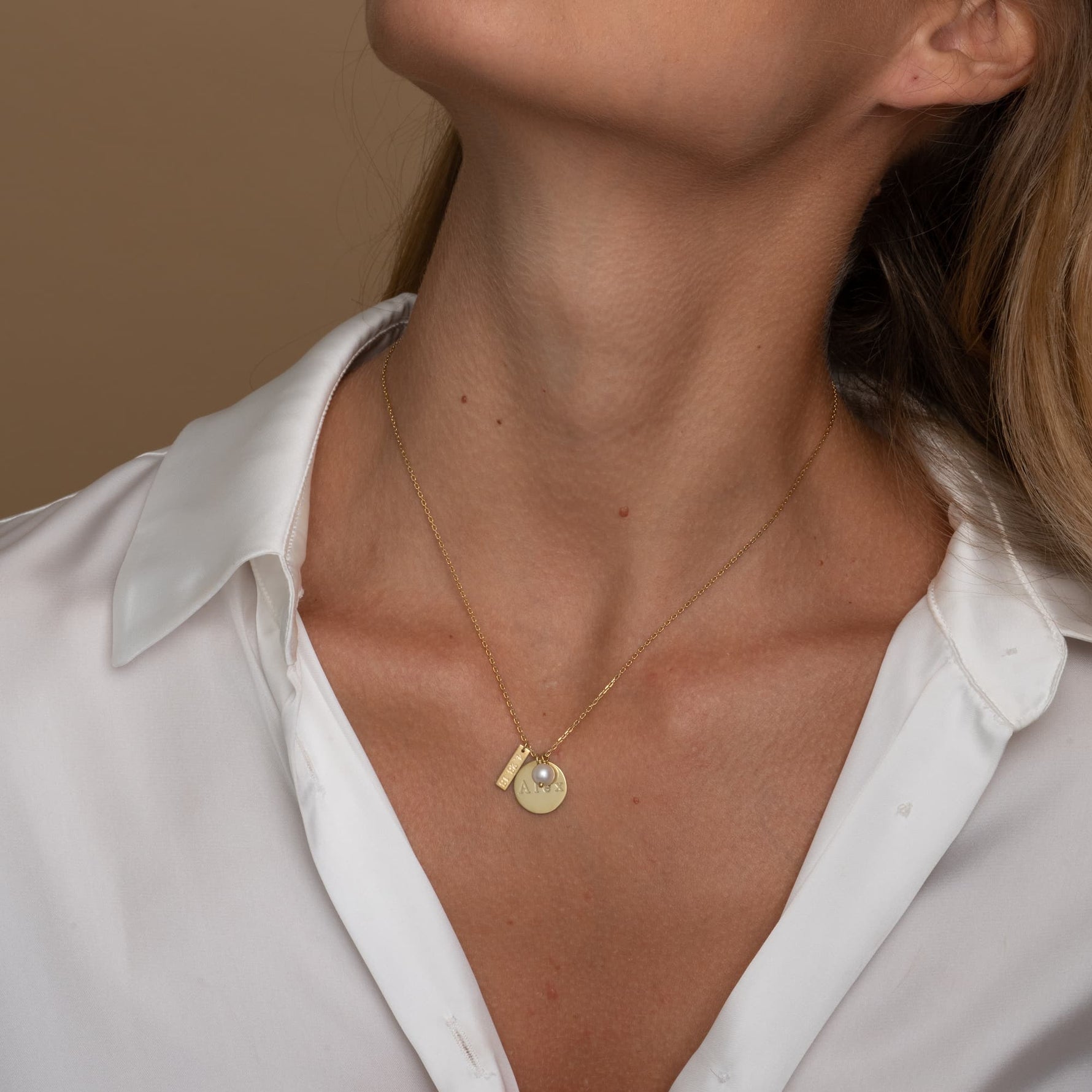 Necklace My Love ID 18K Gold And Diamonds
