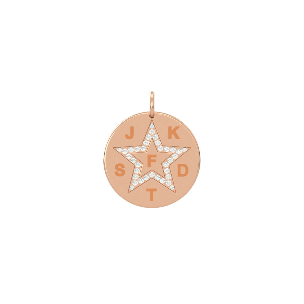 Charm Star Glory, solid 18K gold, view 4 of 4