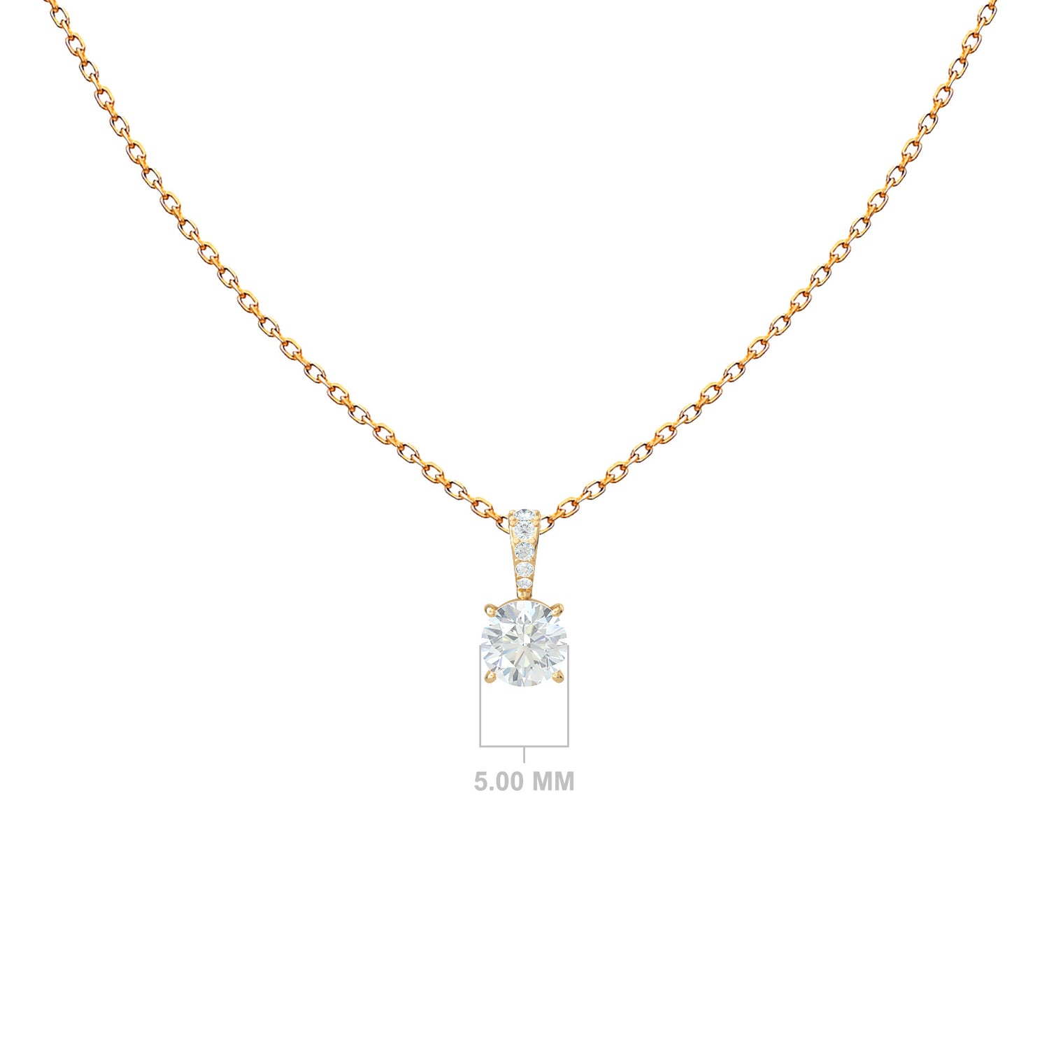 Necklace Premium Solitaire Diamond