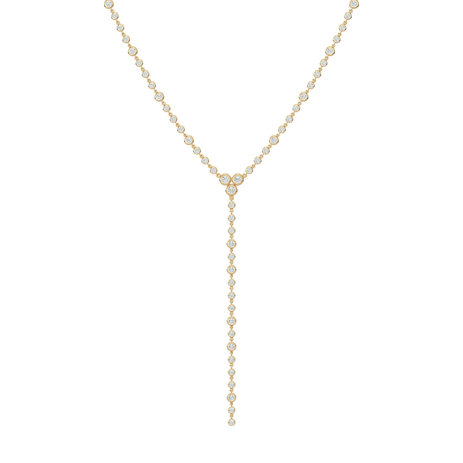 Cascade Y Necklace