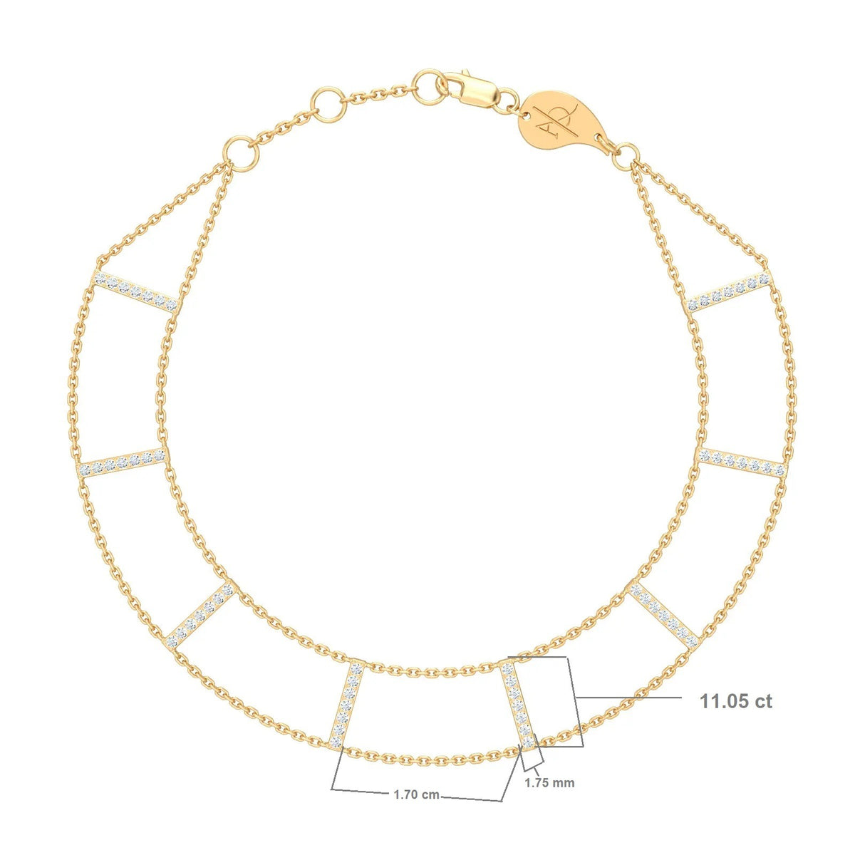 Odyssey Bracelet, solid 18K gold, view 4 of 6