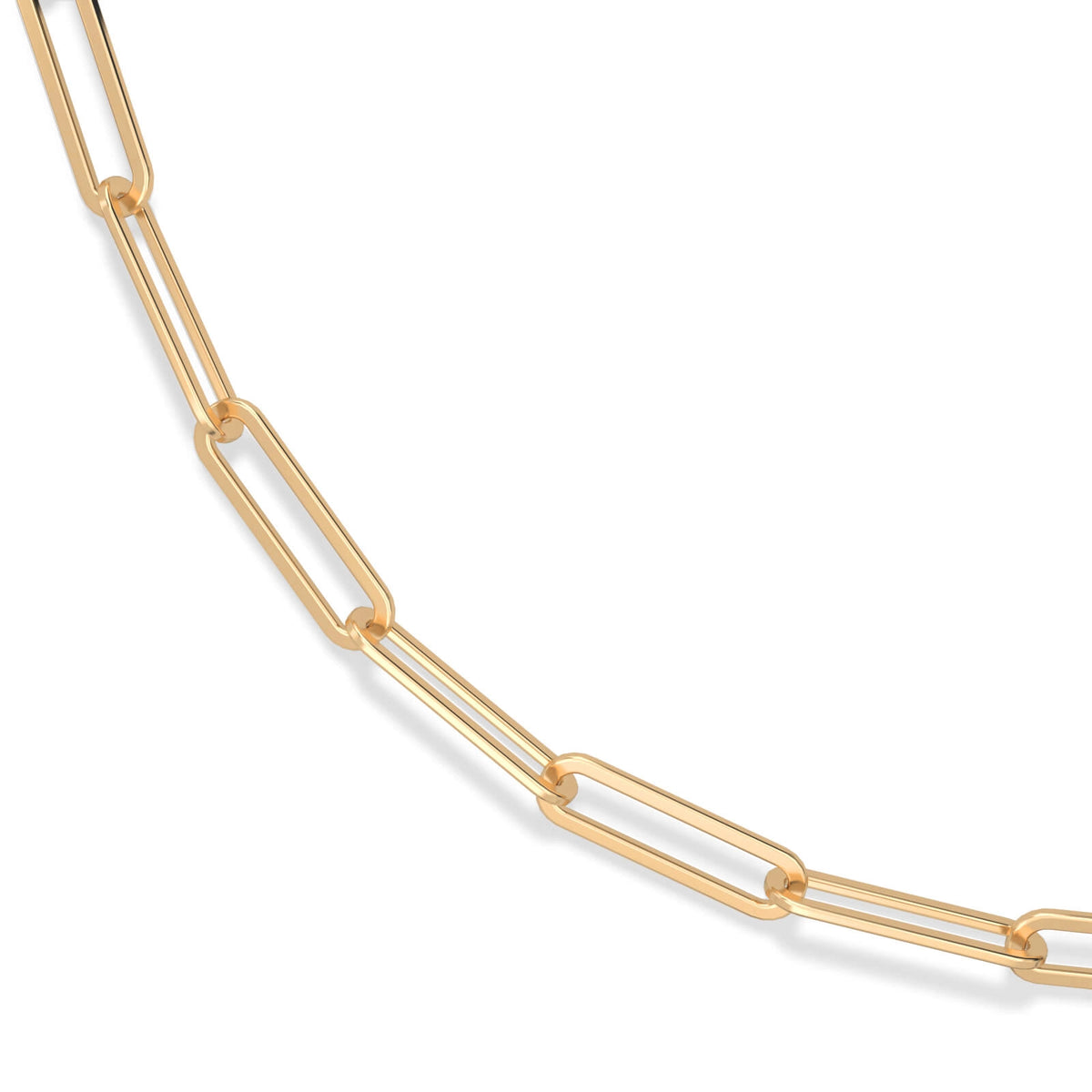 Gold Chain Necklace Oxford Necklace in 18K Gold