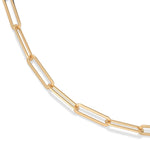 Gold Chain Necklace Oxford Necklace in 18K Gold