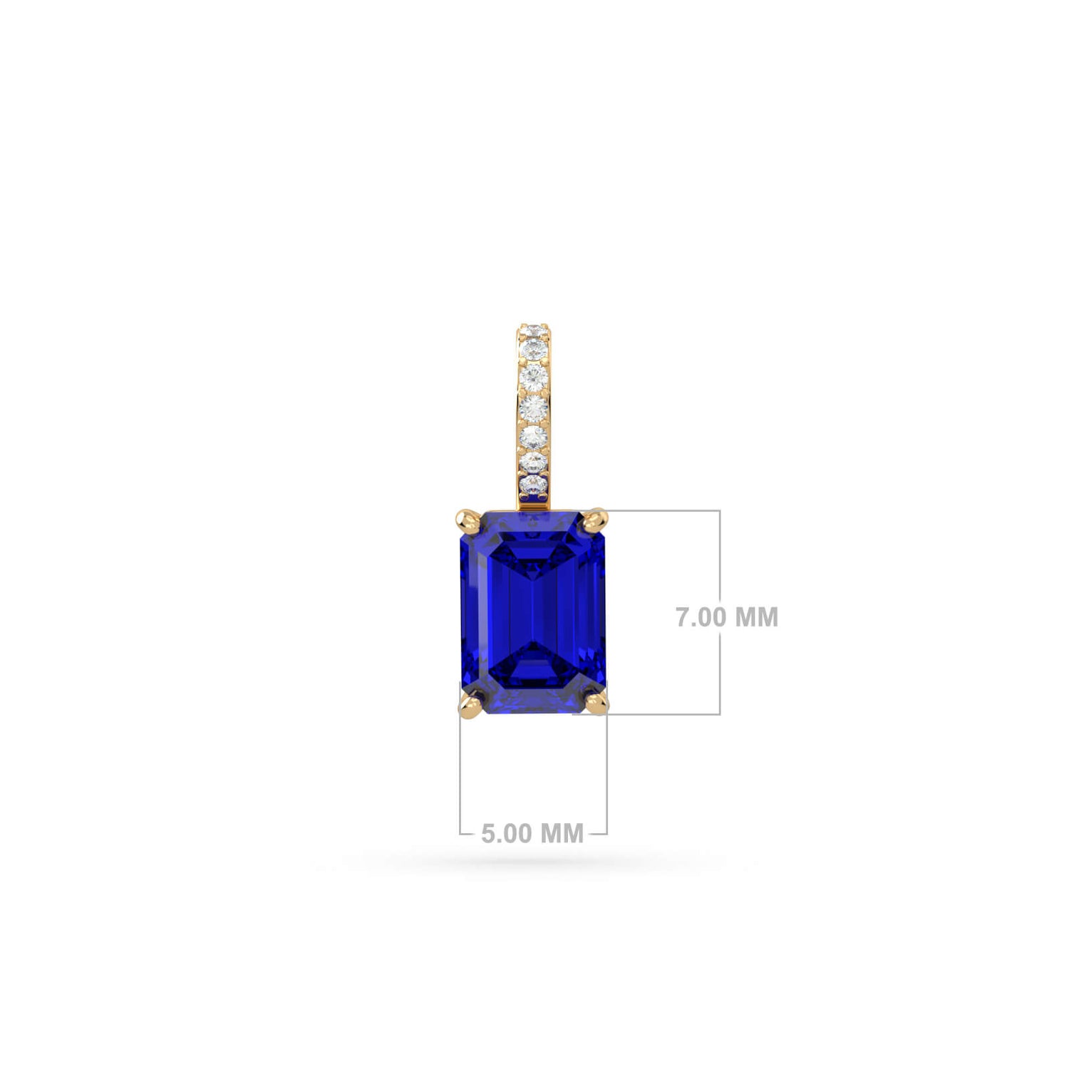 Charm Emerald Precious Stone