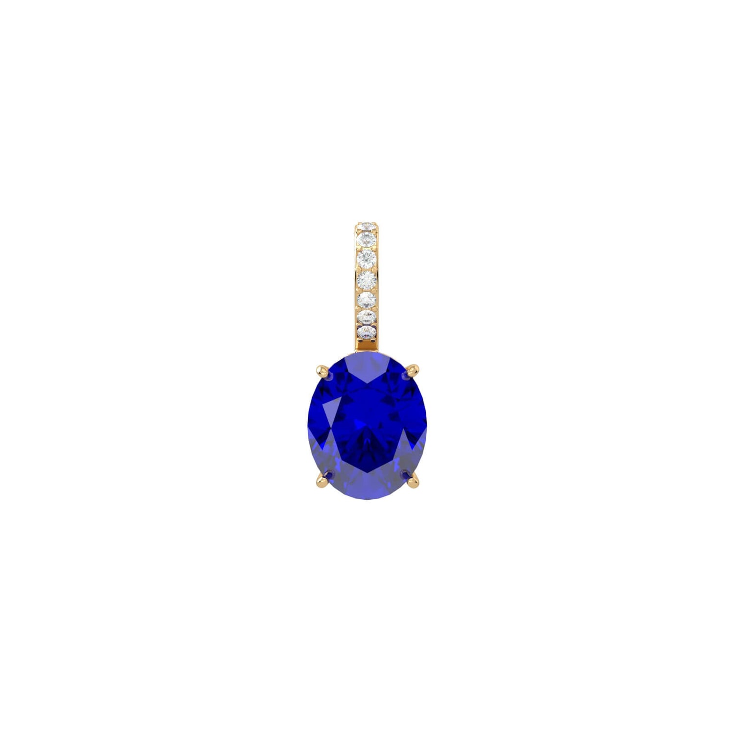 Charm Oval Precious Stone