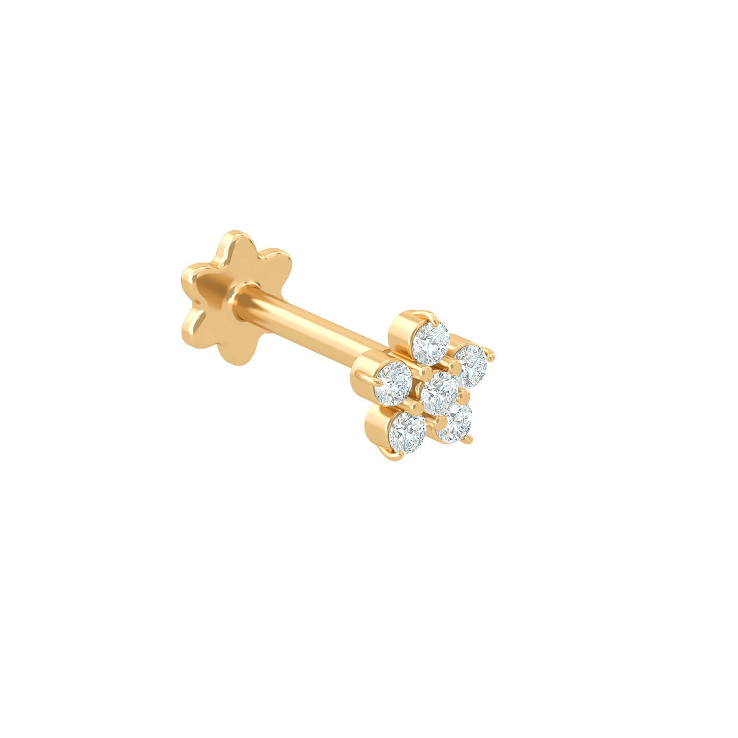 Flower Stud Piercing