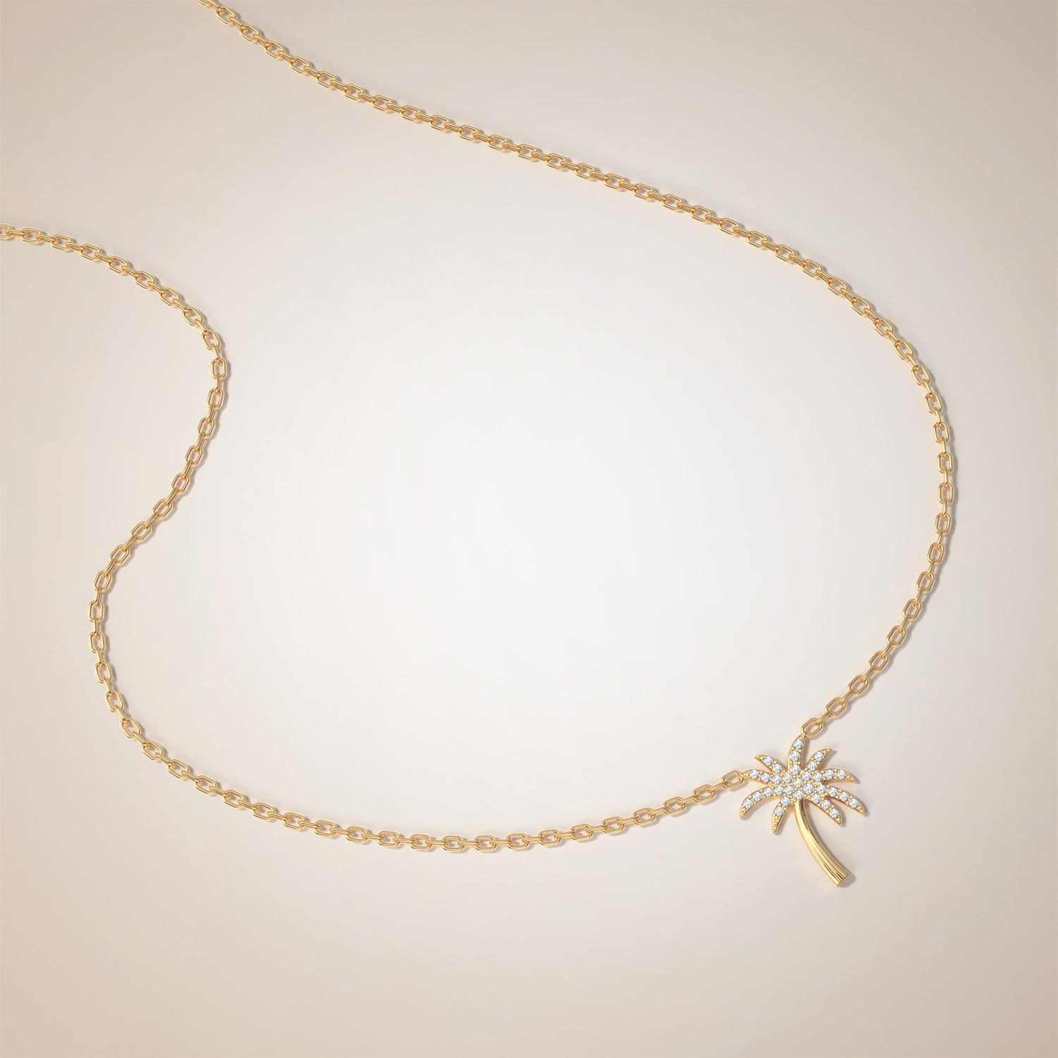 Palm Tree Necklace