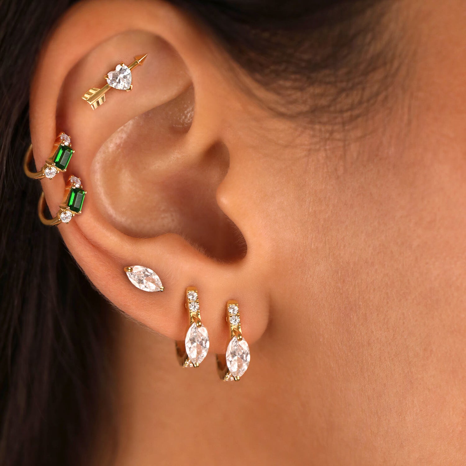 Pear Lover Hoop Earrings